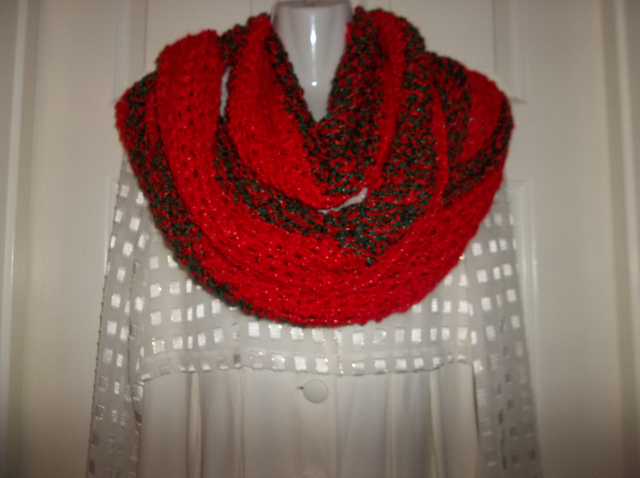 Festive Crochet Scarf