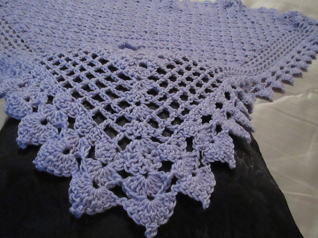 Petals Border for Triangle Shawl