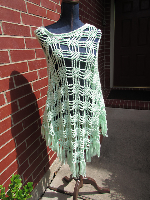 Spider Stitch Poncho