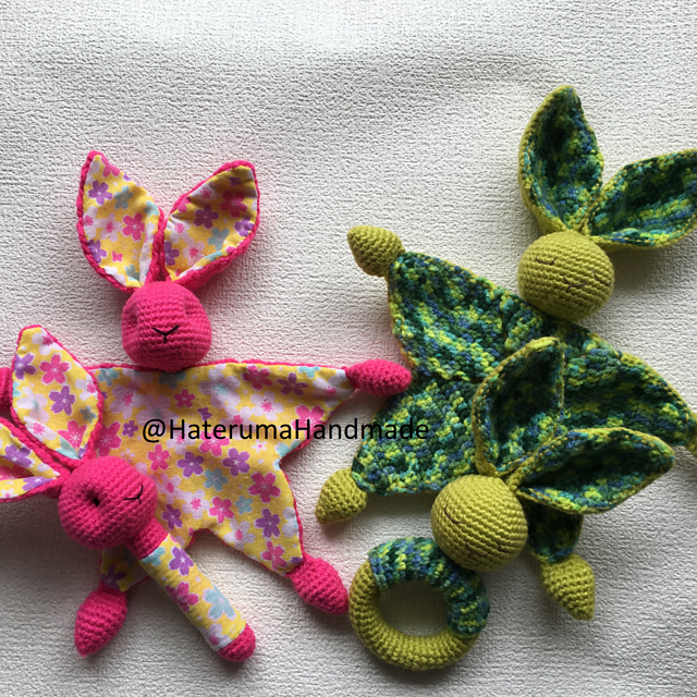 Twinkle Bunny Lovey and Rattle