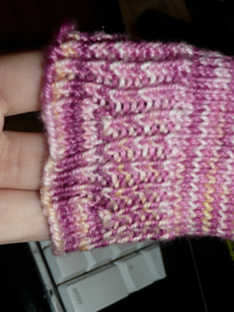Trumpet Flower Baby Mitts