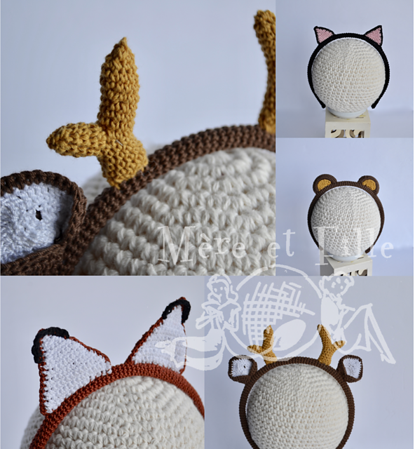 Woodland animals headbands