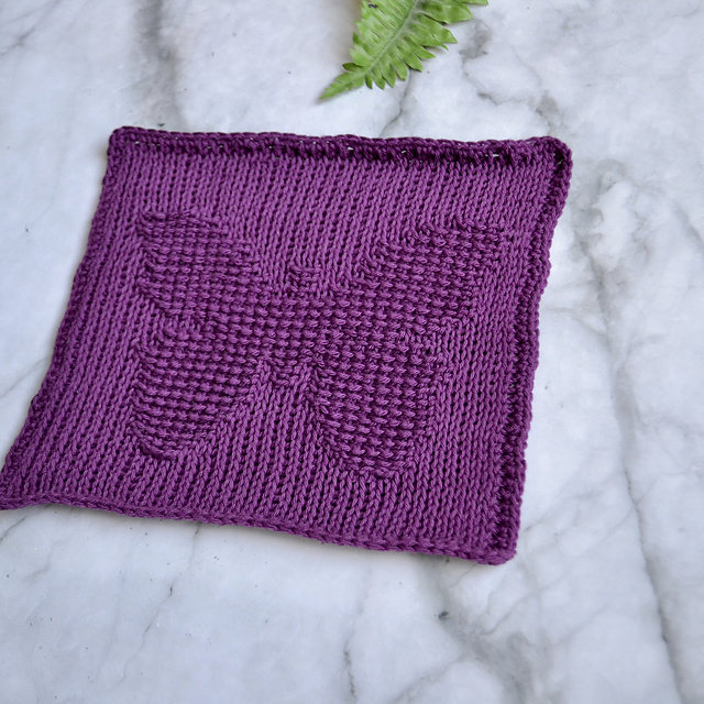 Butterfly Washcloth