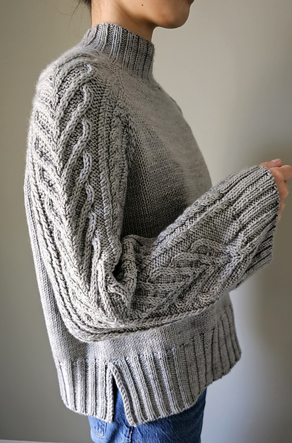 Ravelry: Heart On Your Sleeve Sweater pattern by HJ Kim Otsuki