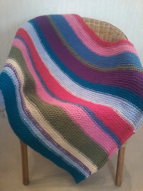 Tunisian Lap Blanket