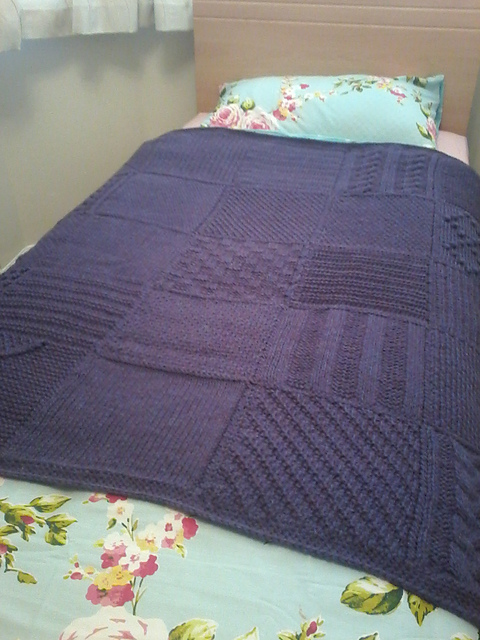 Tunisian Sampler Blanket