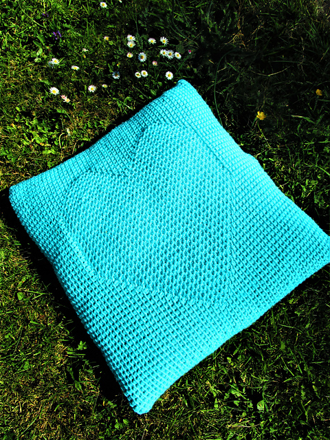 Textured Heart Cushion