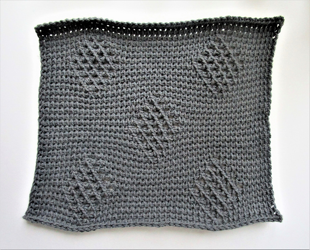 Diamond River Square (Tunisian Blanket CAL 2021)