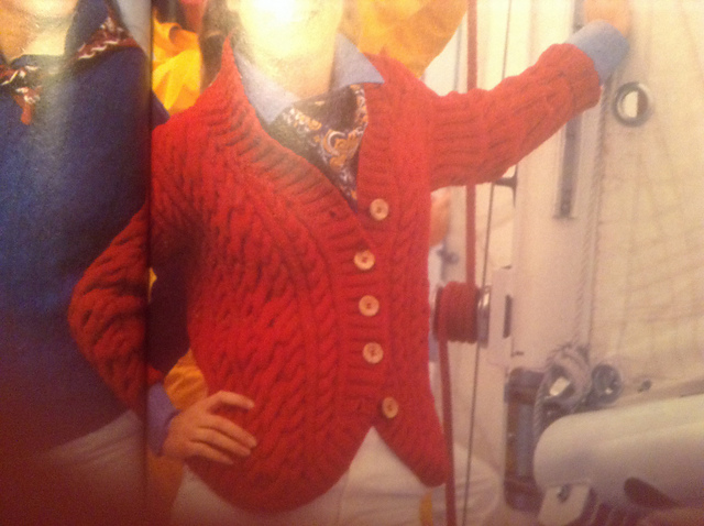 Cabled Cardigan