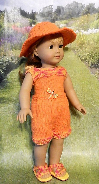 Girlie Romper & Sun Hat