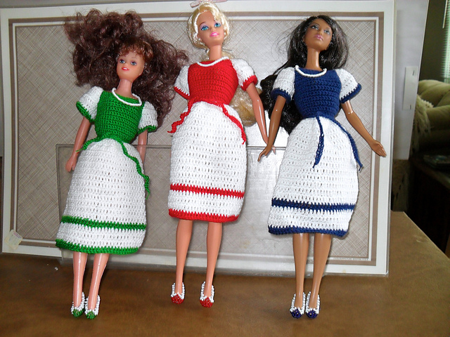 2 Color Short Dress