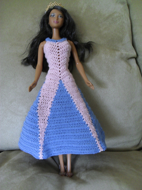 2-color ZigZag Doll Dress