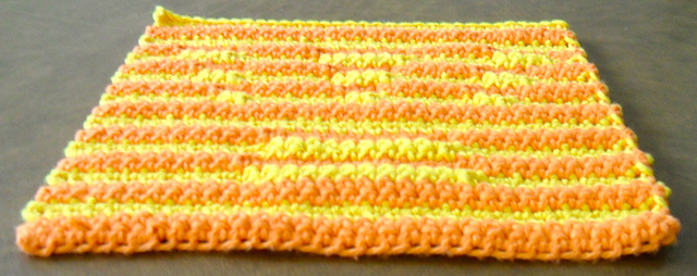 Ravelry: Reversible Sunrise Cloth pattern by Hazel Furst