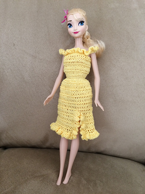 Ruffled party dress