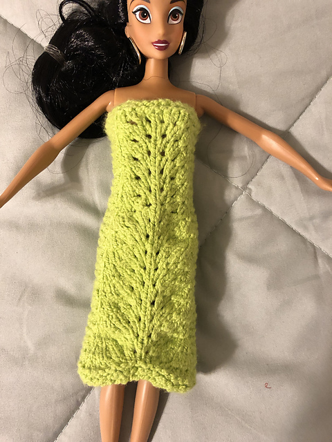 Fashion Doll Pull-On Dress