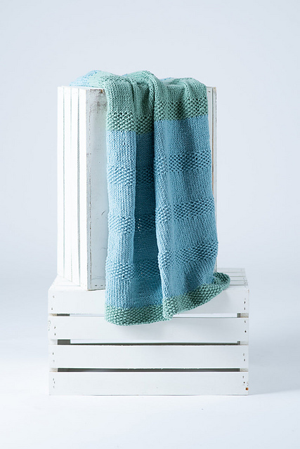 Two-tone Stroller Blanket