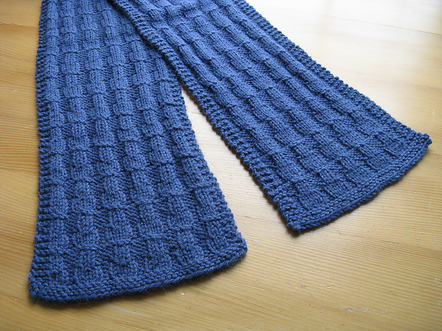 F009 Alpaca Textured Scarf