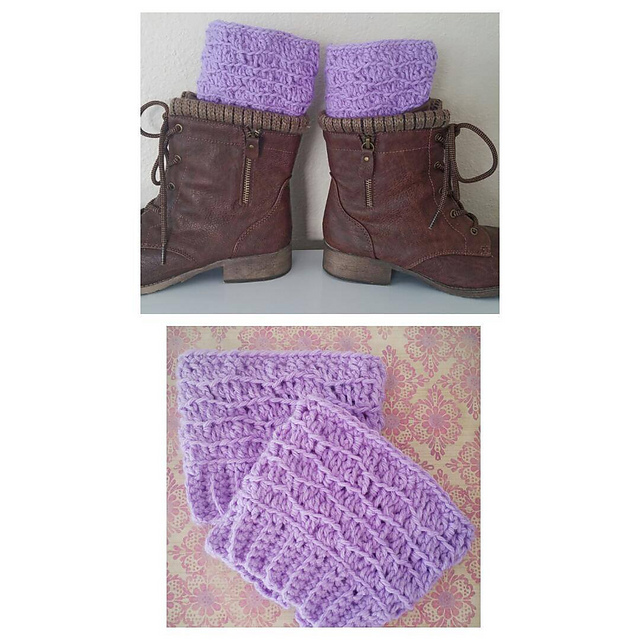 Waves into Winter Boot Cuffs