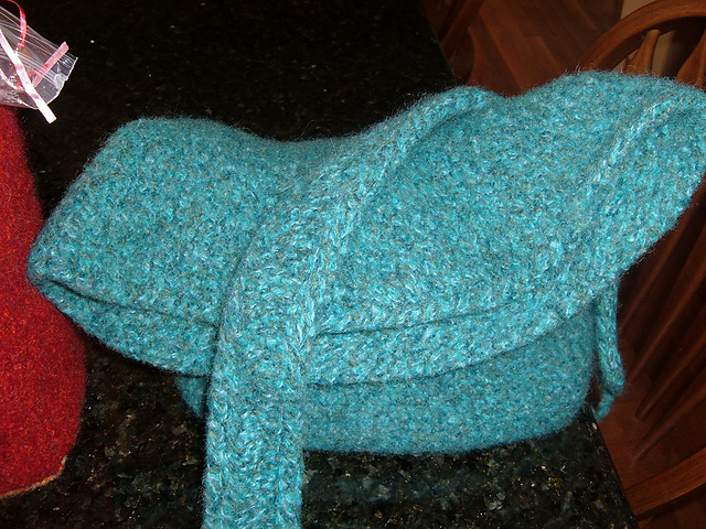 Fold-over Felted Bag