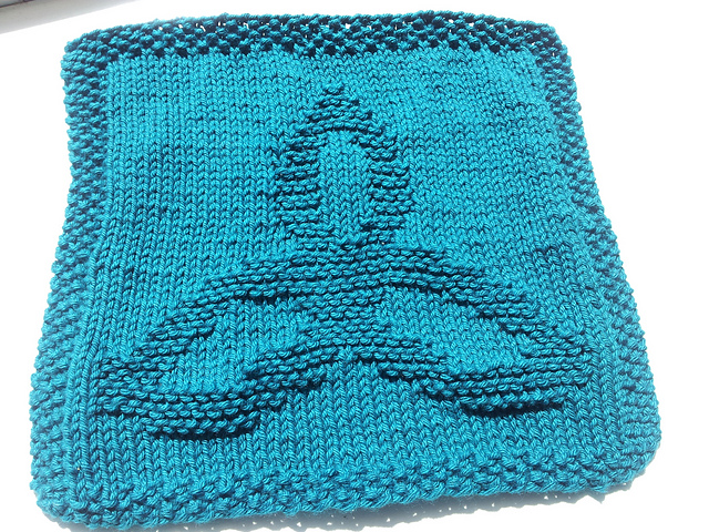 Celtic Trinity Symbol Dishcloth