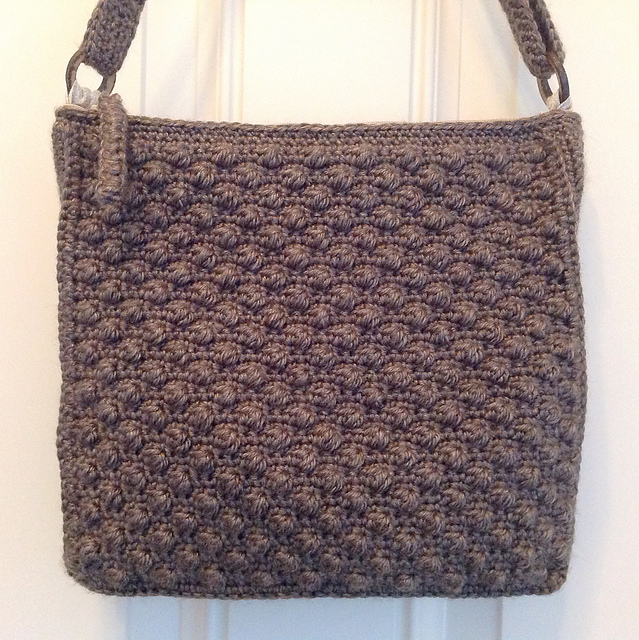 Cobblestone Crochet Shoulder Bag