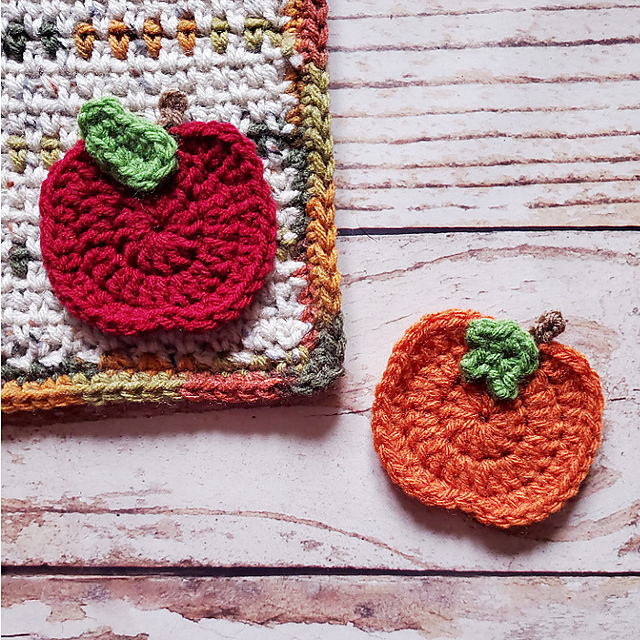 Apple and Pumpkin Applique