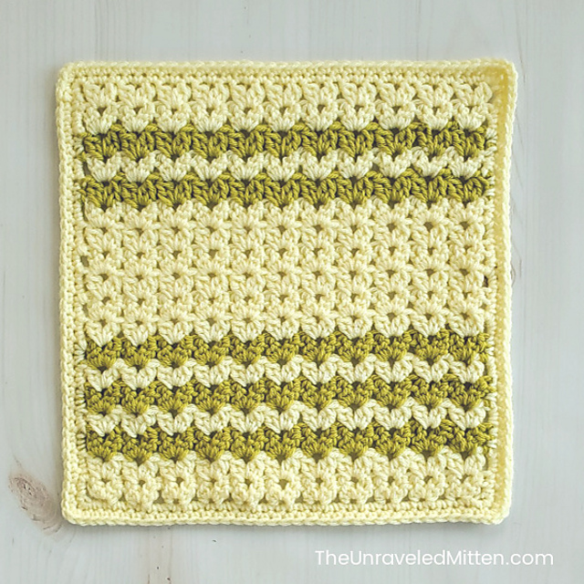 Cluster V-Stitch Square