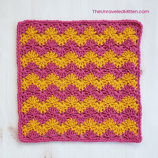 Ravelry: Interlocking Shell Square pattern by Heather J Anderson