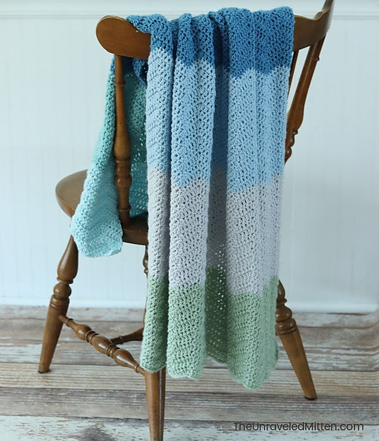 Timeless Ripple Baby Blanket