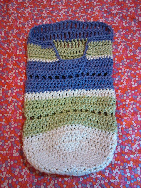 Striped baby cocoon (unisex)