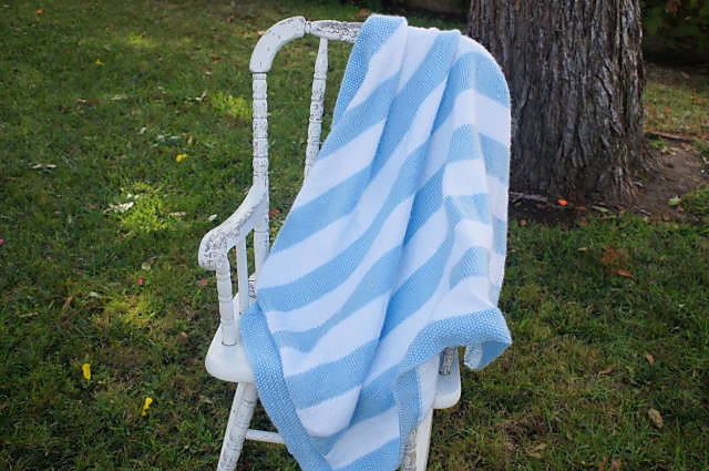 Striped Baby Blanket