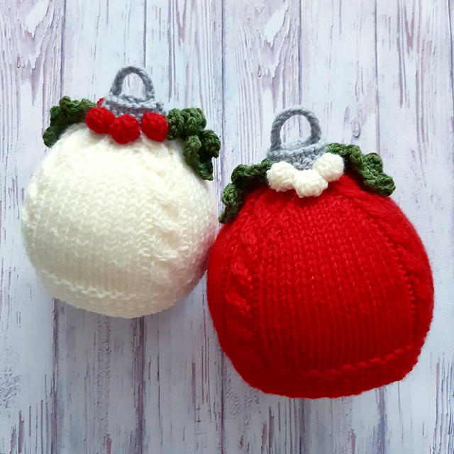 Christmas Ornament Baby Beanie