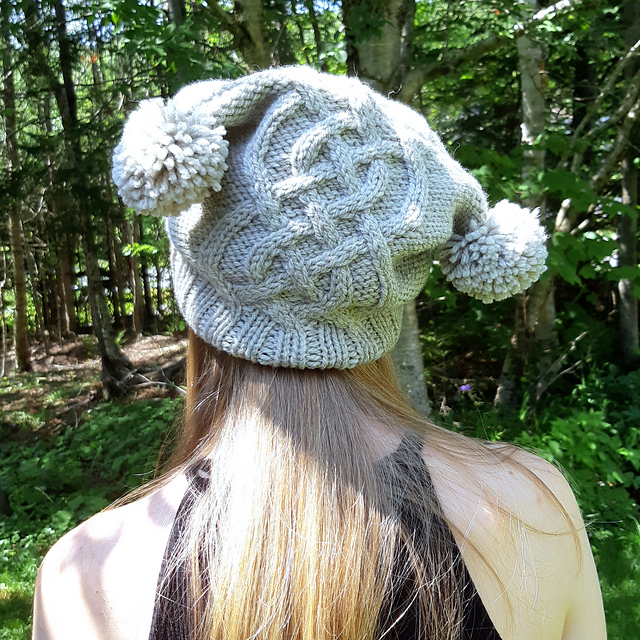 Celtic Braid Square Hat