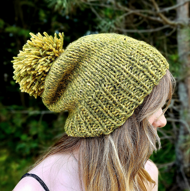 Chunky Marl Pompom Beanie