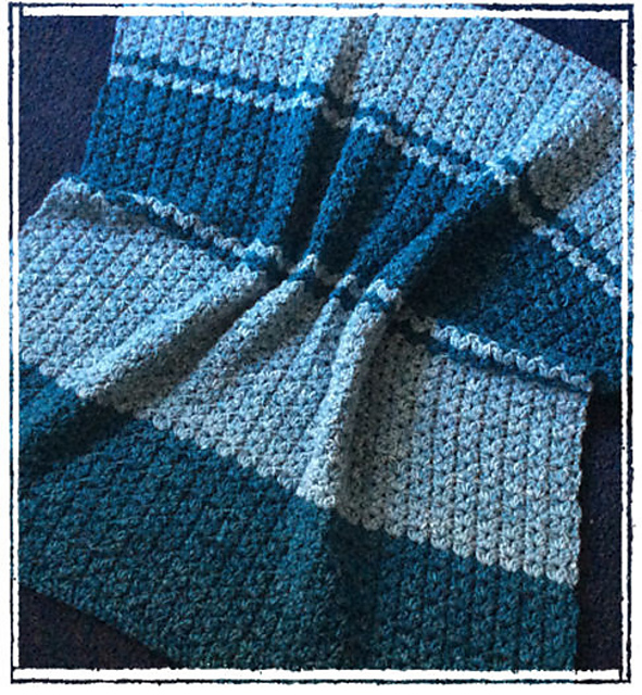 Stonewash Cluster Vst Baby Blanket
