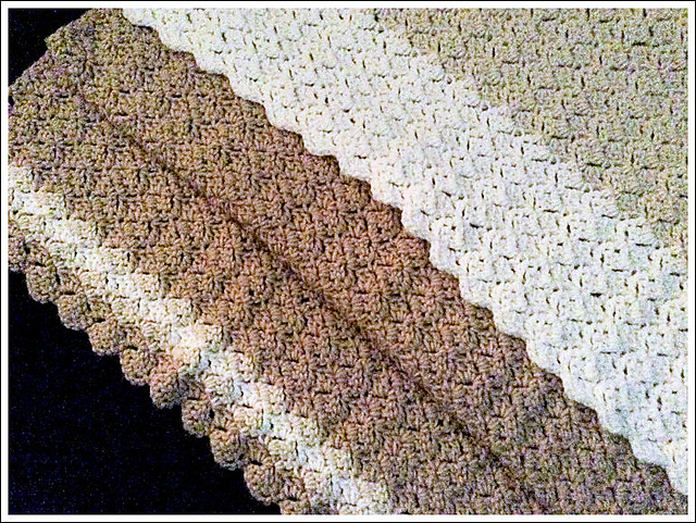 Ravelry: Slanted Shells Throw Blanket pattern by Heather Gibbs