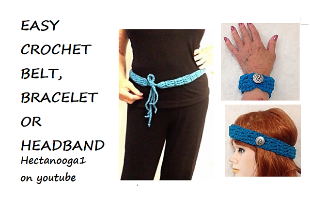 Easy Belt, bracelet or Headband