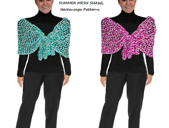 3001 - MESH SUMMER Shawl