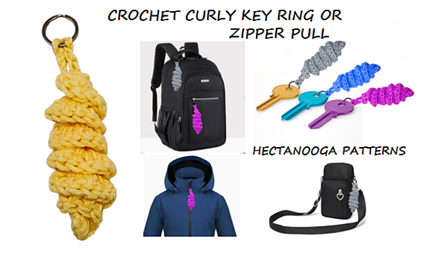 Curly Key Chain