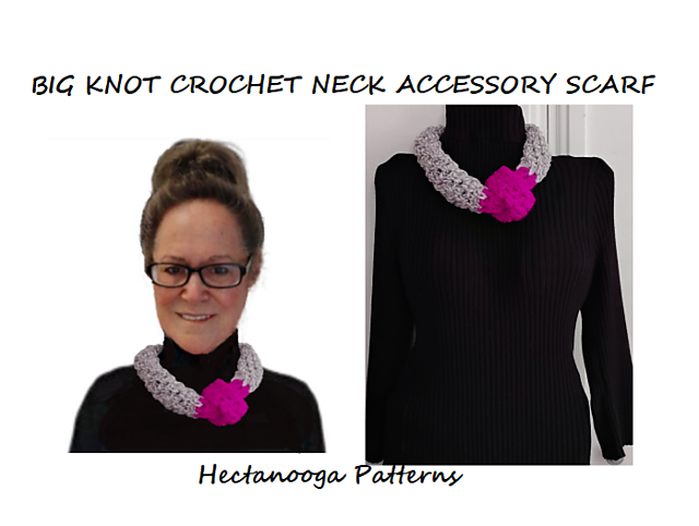 BIG KNOT neck accessory scarf