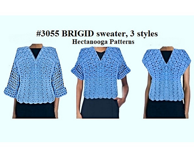 3055 - BRIGID sweater, 3 styles