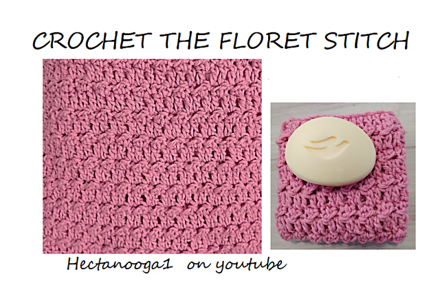 Floret Stitch Washcloth