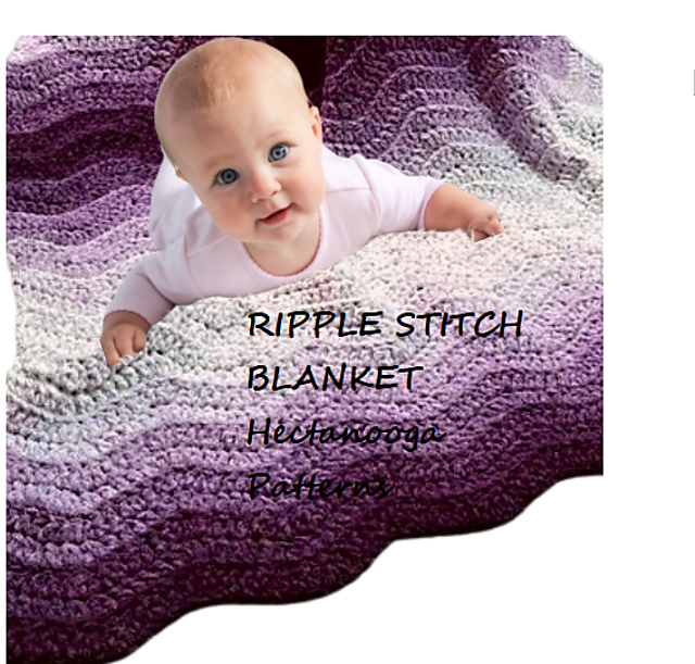 RIPPLE STITCH blanket