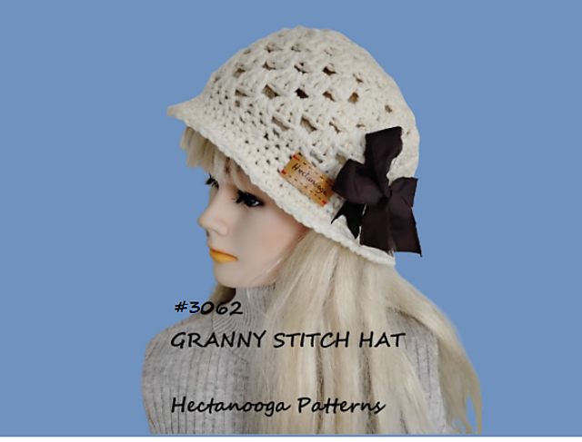 3062 - Granny  Stitch BUCKET Hat