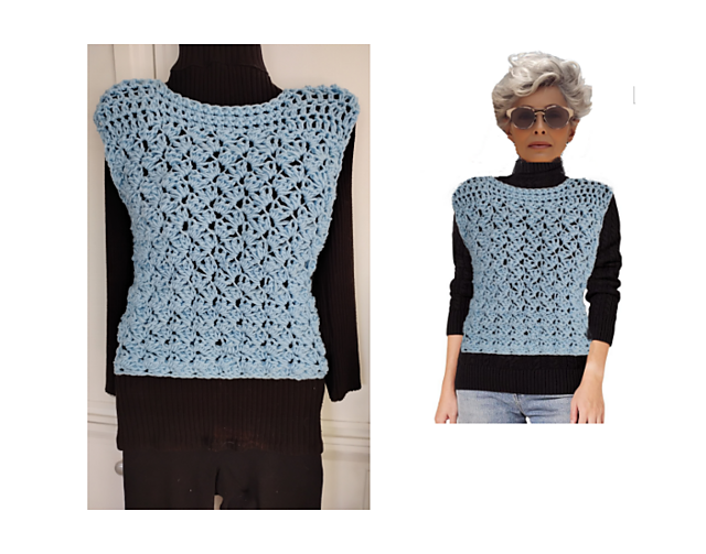 SEDGE STITCH summer shell sweater