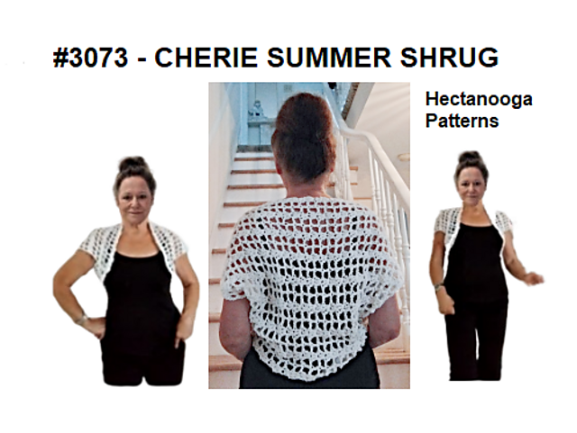 3073 CHERIE crochet shrug