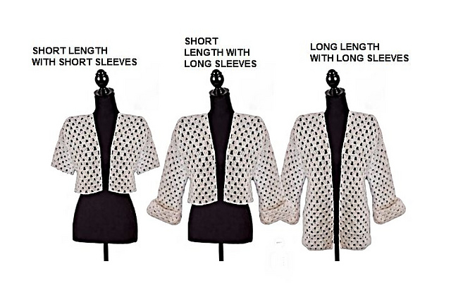 3076 GRANNY STITCH Cardigan
