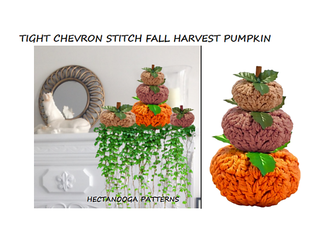 TIGHT CHEVRON pumpkin