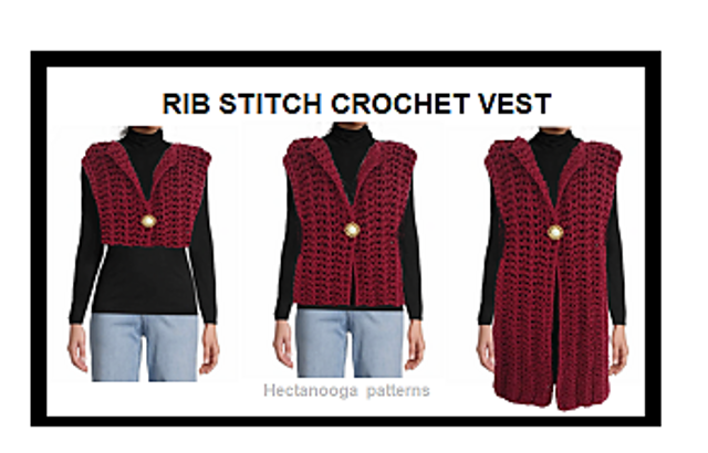 Rib Stitch Vest