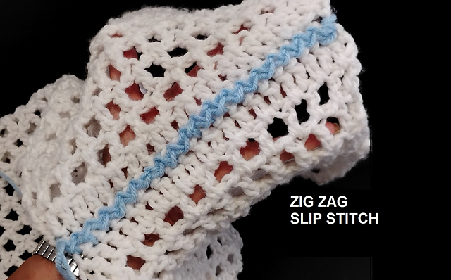 ZIG ZAG SLIP STITCH
